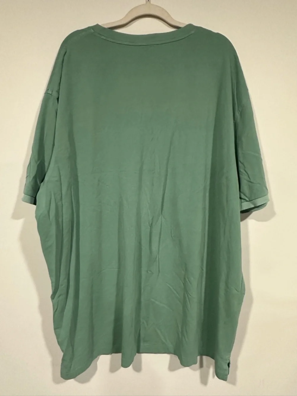 Polo Ralph Lauren Shirt Mens 4XB Green Featherweight Mesh Henley T-Shirt Tee
